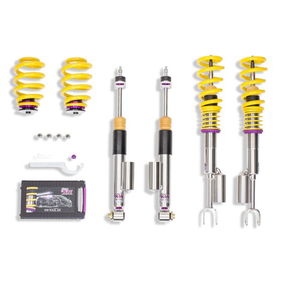 KW | V3 Gewindefahrwerk inox | Audi RS6 quattro C6/4F | 3521000L | 3521000S