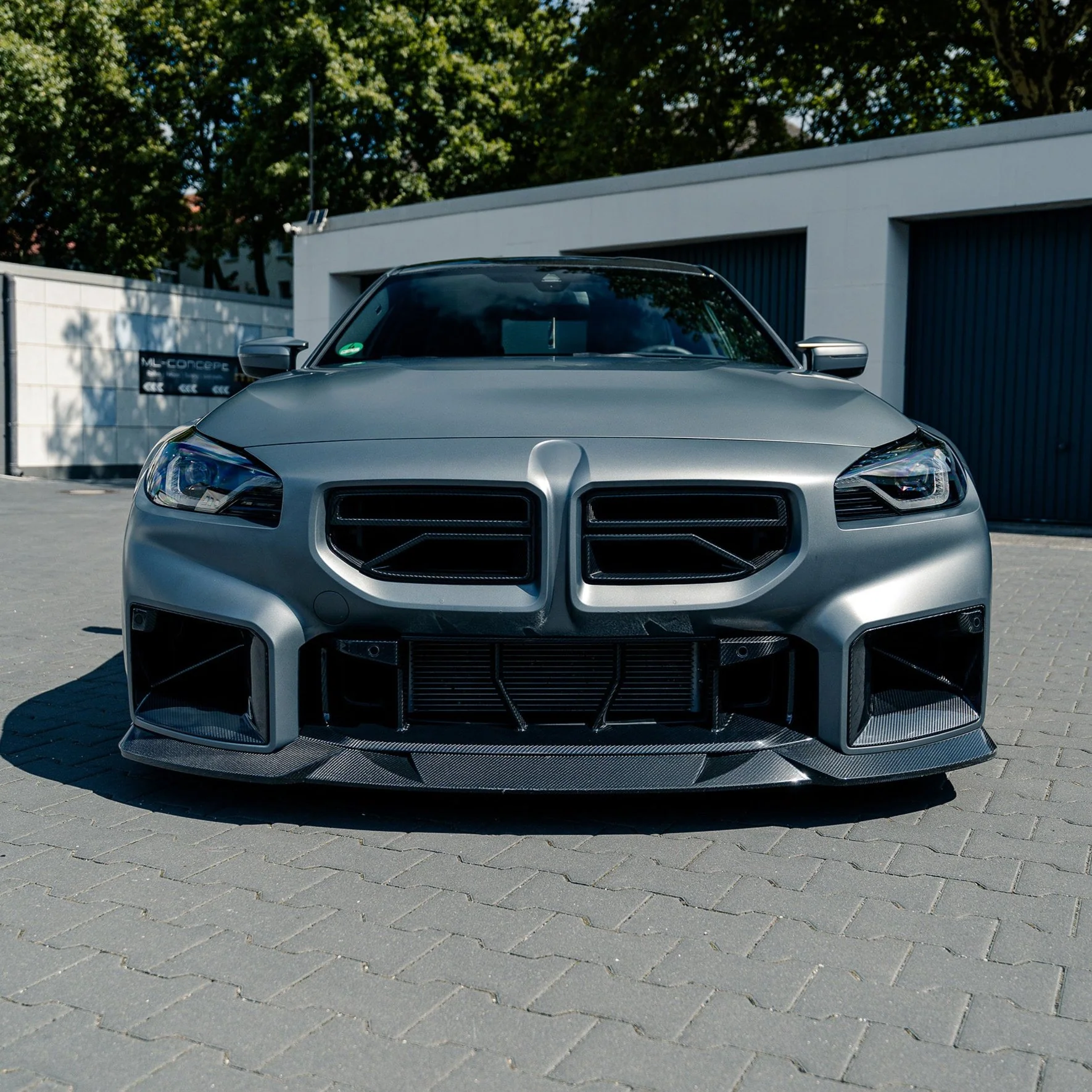 Frontgrill SOOQOO V-Style Carbon | passend für BMW M2 (G87) S58 | Aulitzky Tuning