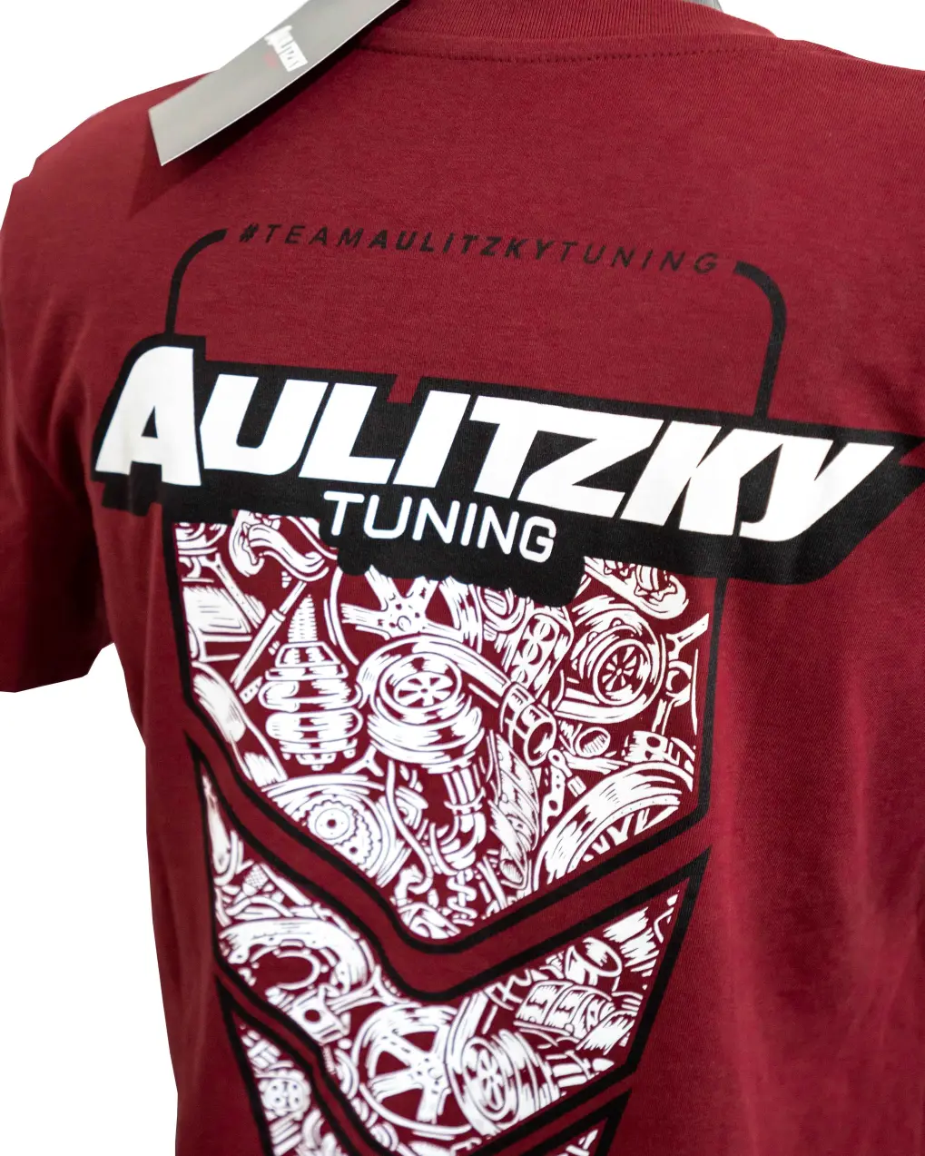 Aulitzky Tuning T-Shirt car parts | burgundy
