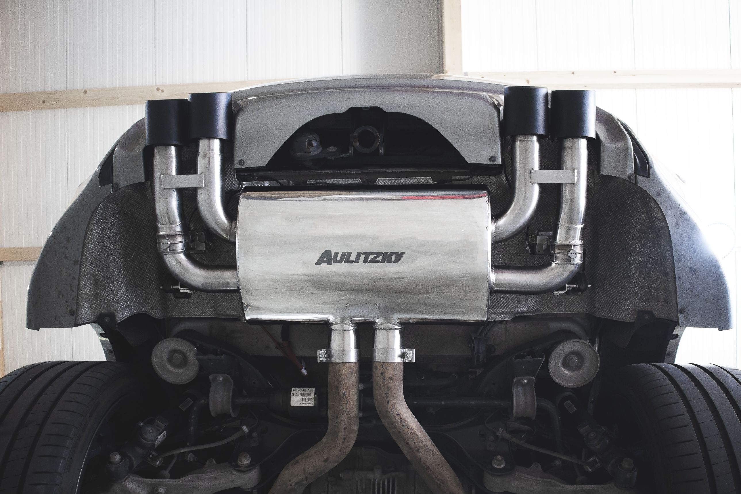 Aulitzky Exhaust | ECE Endschalldämpfer mit Klappensteuerung | BMW X5M/X6M (F85/F86) 575PS