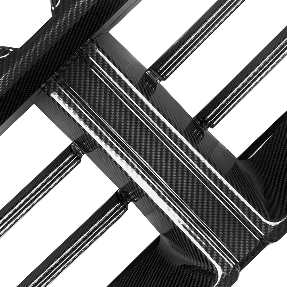 Front bumper insert Carbon with slats | fits BMW M5 (G90/G99) S68 | Aulitzky Tuning