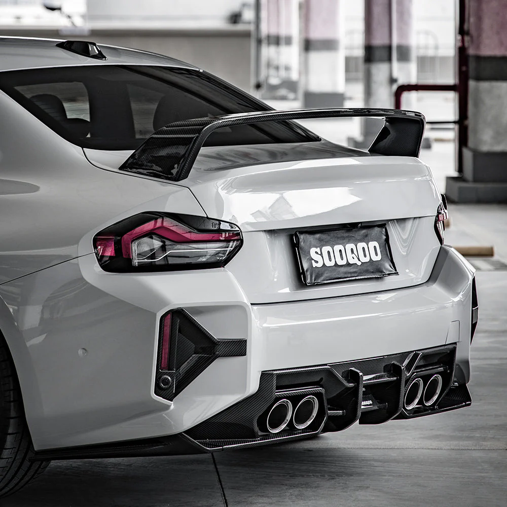 Heckansatz SOOQOO LR Carbon | passend für BMW M2 (G87) S58 | Aulitzky Tuning
