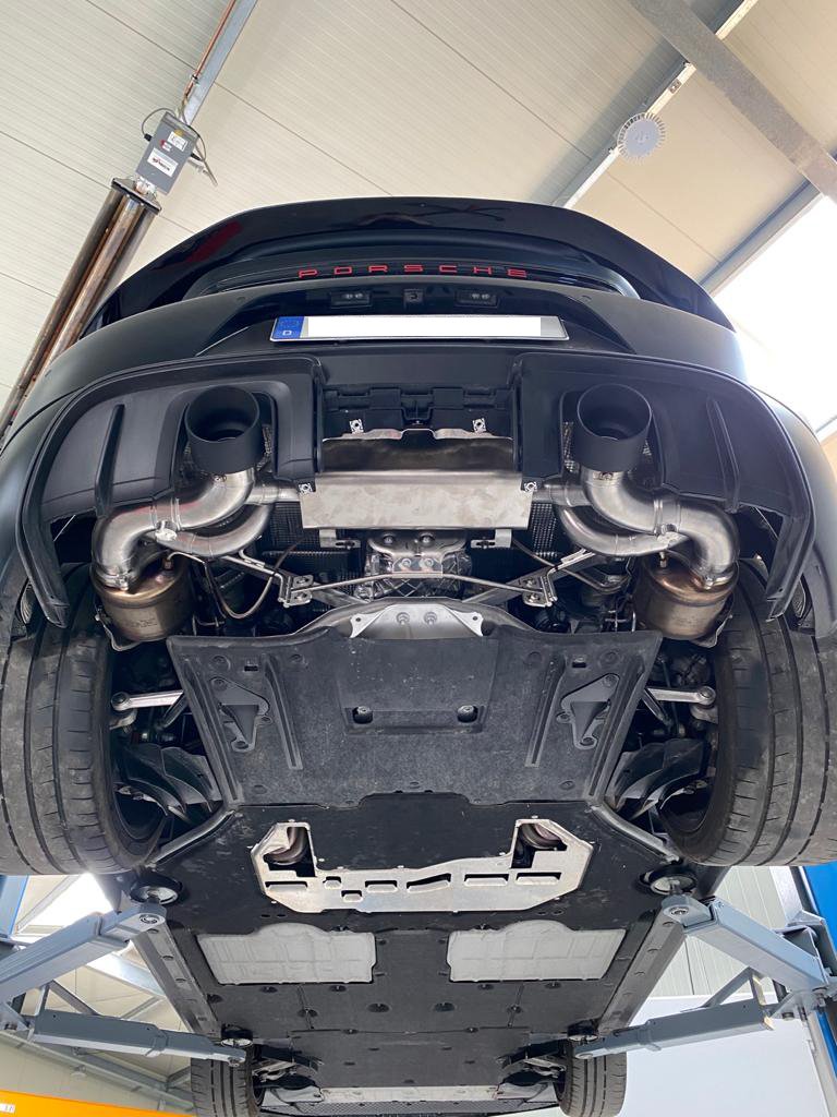 Grail | Klappenabgasanlage ab OPF | Porsche 718 GT4 | TÜV