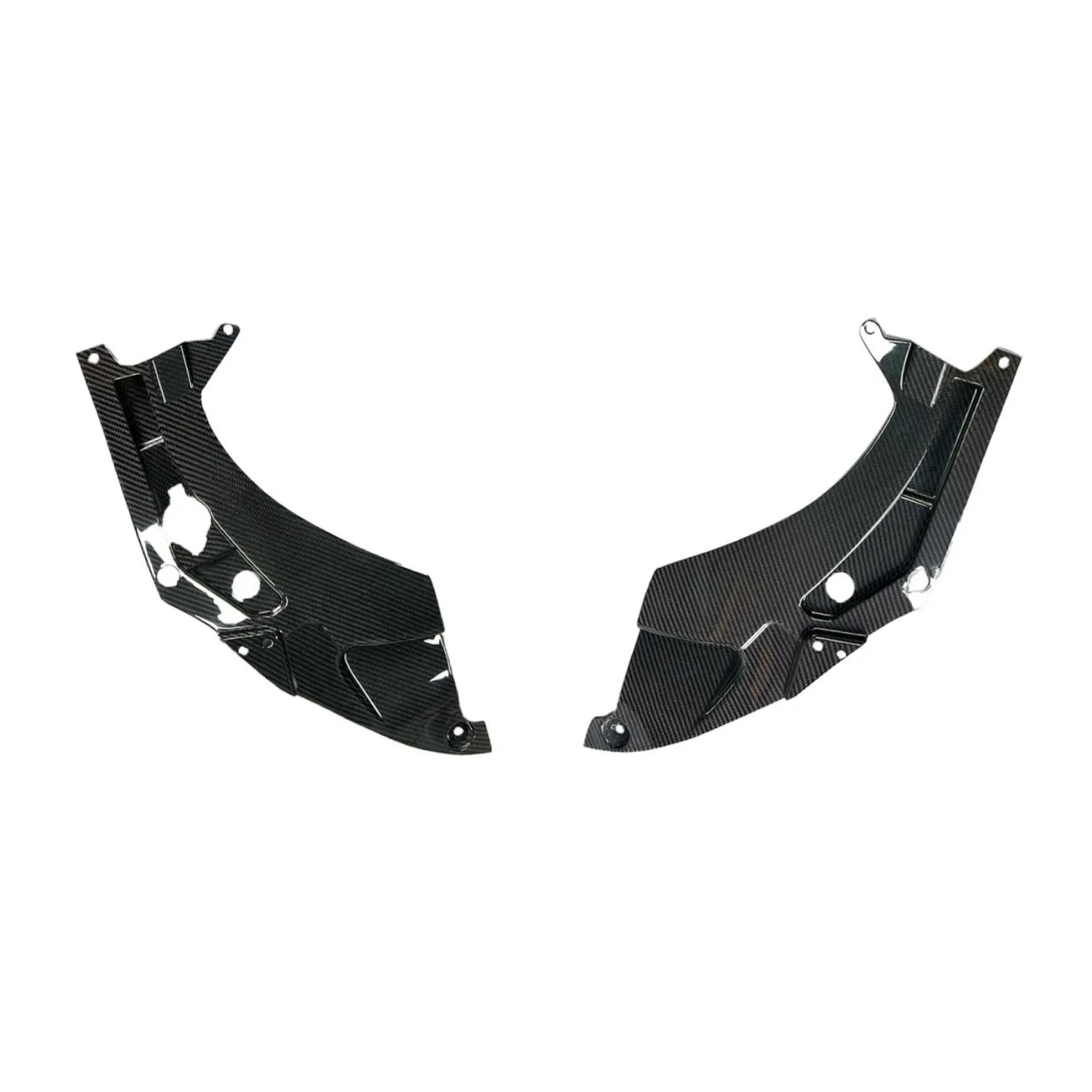 Headlight covers engine compartment Carbon | fits BMW M2 (G87) | Aulitzky Tuning