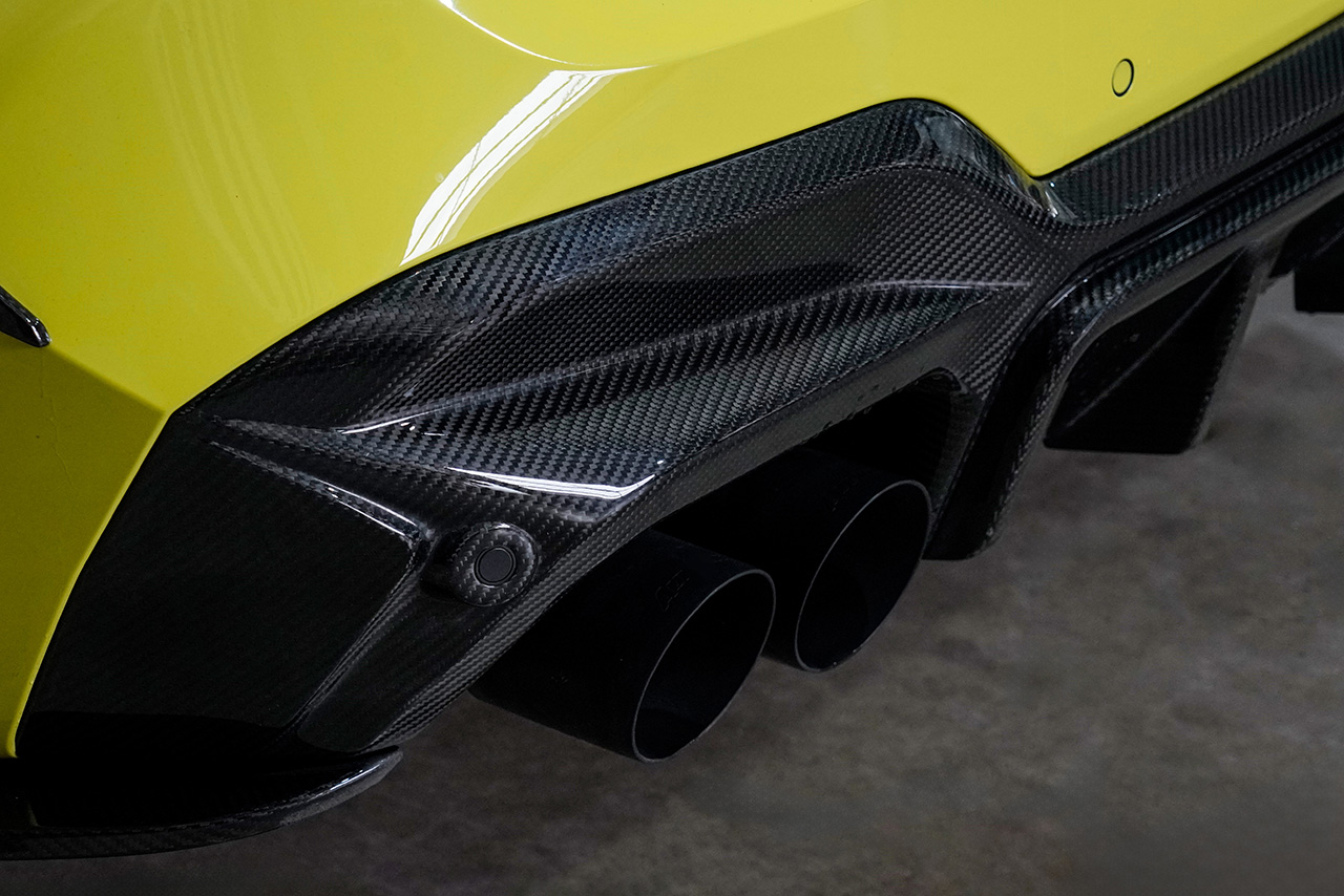 Rear diffuser SOOQOO Carbon | fits BMW X3M incl. Competition (F97) S58 | Aulitzky Tuning
