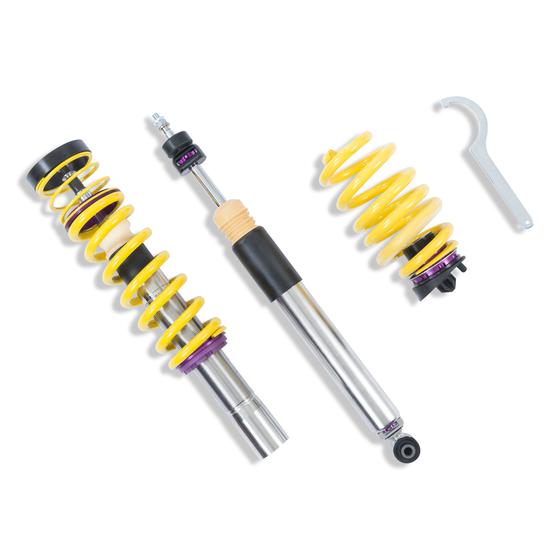 KW | V3 Gewindefahrwerk inox | Audi S4/S5 quattro B9 (8W5/F5A) VA:50mm | 352100BT | 352100BV