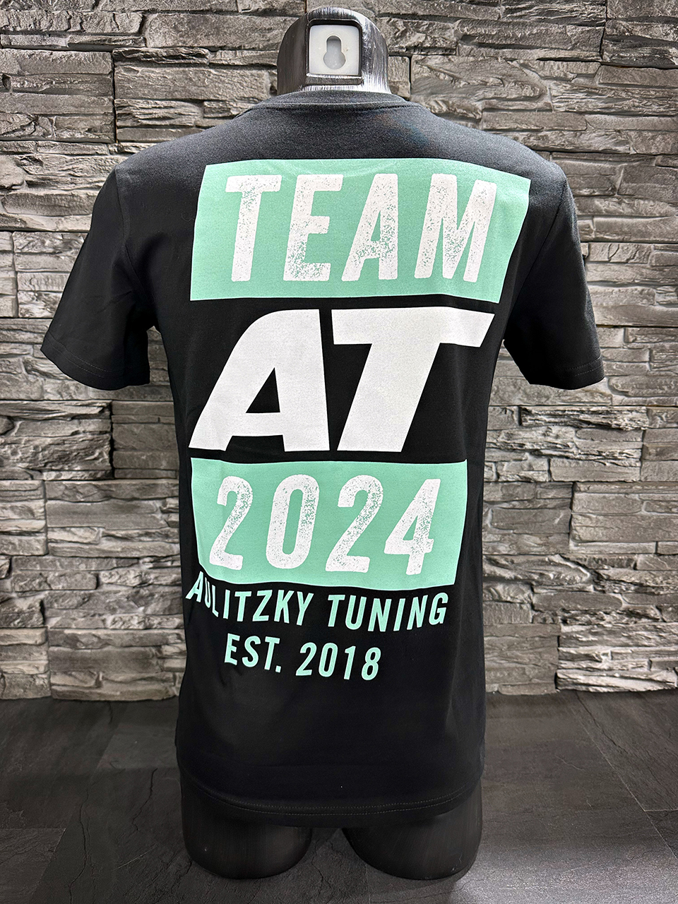 AT | Aulitzky Tuning | Team T-Shirt 2024 | schwarz mint | *LIMITED EDITION*