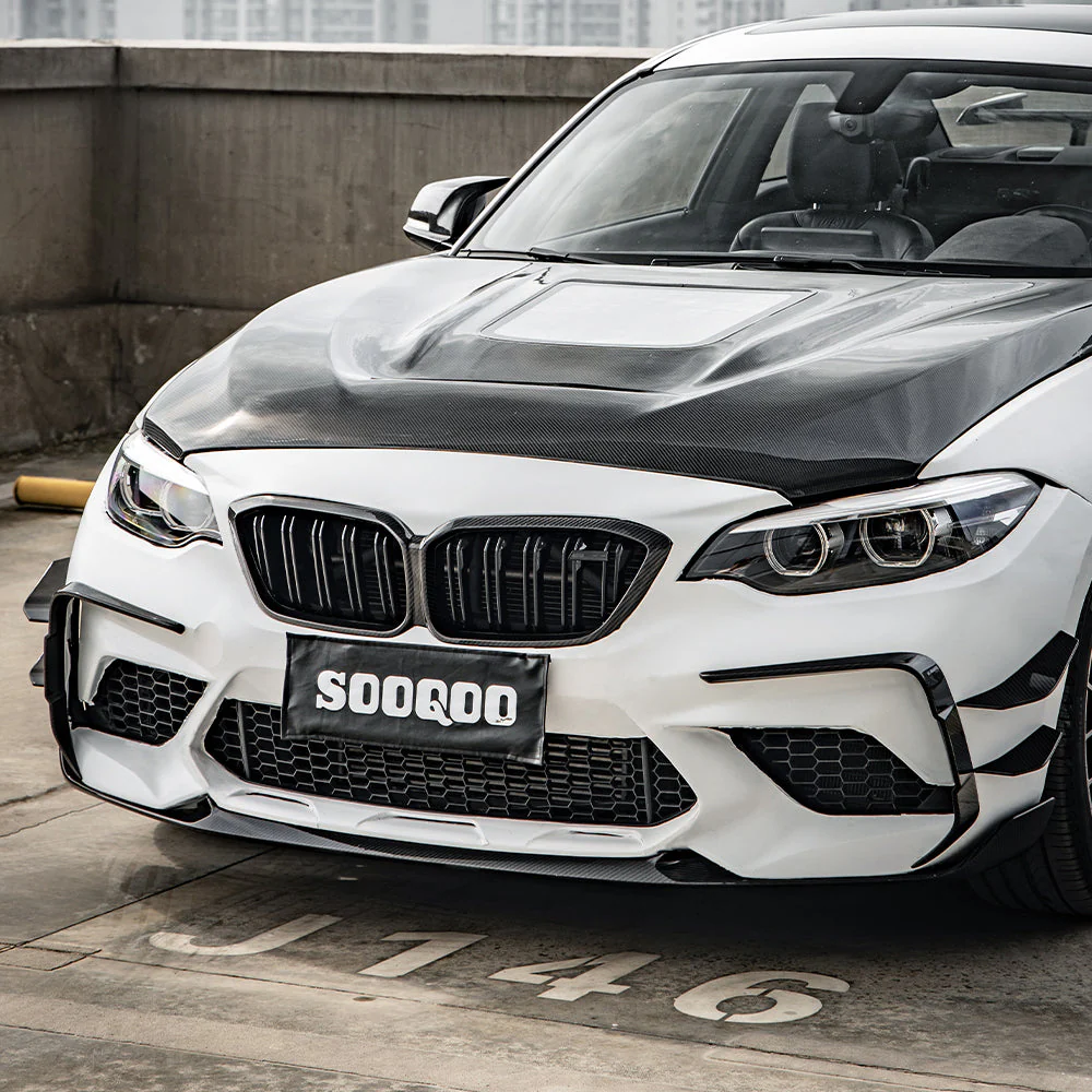Canards SOOQOO Carbon | passend für BMW M2 inkl. Competition/CS (F22/F87) | Aulitzky Tuning