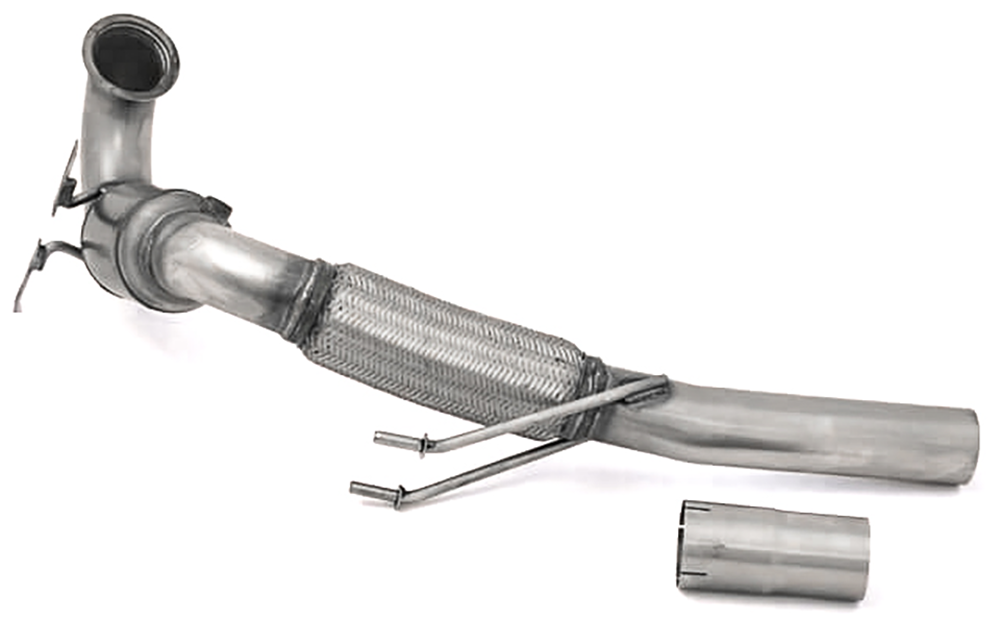 Aulitzky Exhaust | ECE Downpipe 3" (76mm) mit Sport-Kat | VW Golf 7 GTI 220/230PS | Performance 230PS | GTI Clubsport 265PS