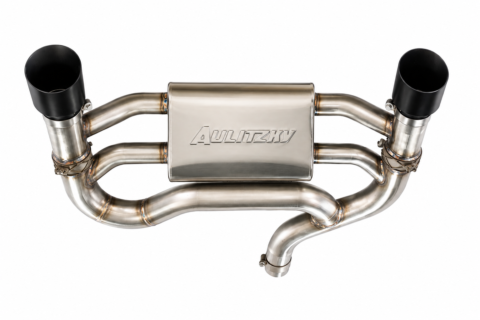 Aulitzky Exhaust | ECE Abgasanlage 3" (76mm) ab KAT/OPF mit Klappensteuerung | passend für BMW 440i (F-Serie)