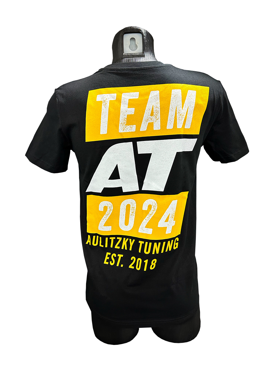 AT | Aulitzky Tuning | Team T-Shirt 2024 | schwarz gelb | *LIMITED EDITION*