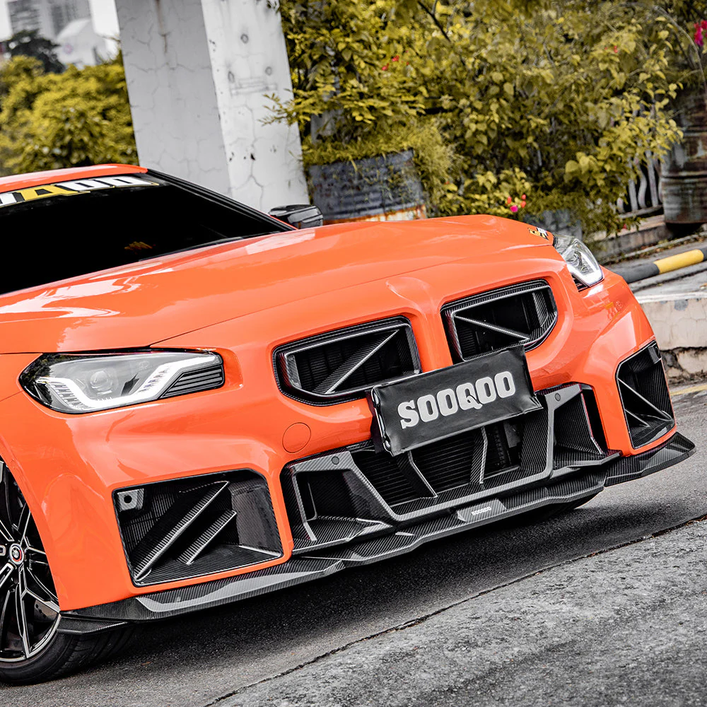 Frontspoiler SOOQOO V2-B Carbon | passend für BMW M2 (G87) S58 | Aulitzky Tuning Frontspoiler SOOQOO V2-B Carbon | passend für BMW M2 (G87) S58 | Aulitzky Tuning