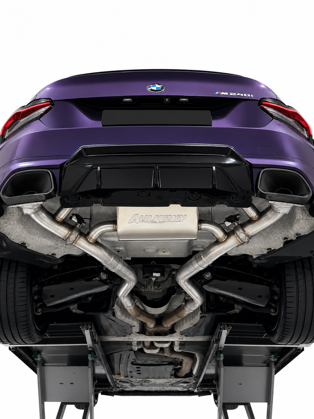 Aulitzky Exhaust | ECE Endschalldämpfer mit Klappensteuerung | passend für BMW M340i/M440i xDrive OPF (G20/G21/G22/G23) B58