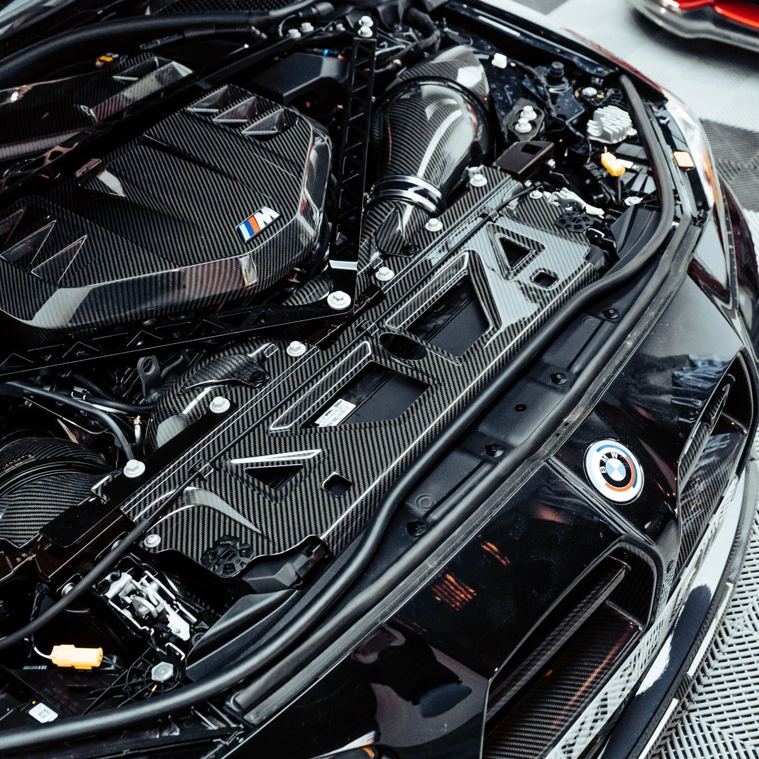Aulitzky Tuning | Carbon Shroud vollständiger Ersatz Kühlverkleidungs-Slam-Panel | BMW M2/M3/M4 inkl. Competition (G80/G81/G82/G83/G87)