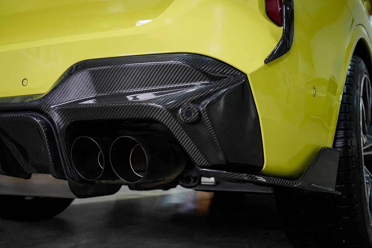 Rear diffuser SOOQOO Carbon | fits BMW X3M incl. Competition (F97) S58 | Aulitzky Tuning