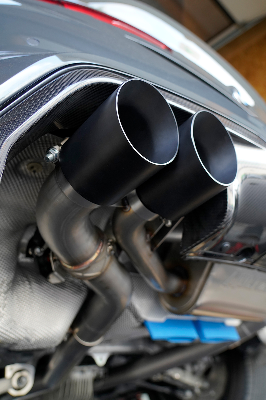 Aulitzky Exhaust | ECE Abgasanlage ab Kat/OPF mit Klappensteuerung | passend für BMW M8 inkl. Competition (F92) S63