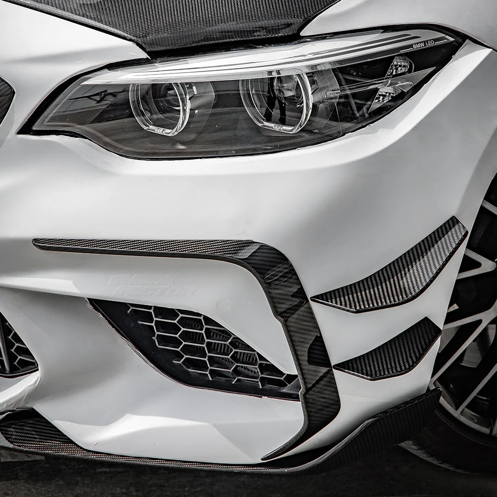 Canards SOOQOO Carbon | passend für BMW M2 inkl. Competition/CS (F22/F87) | Aulitzky Tuning