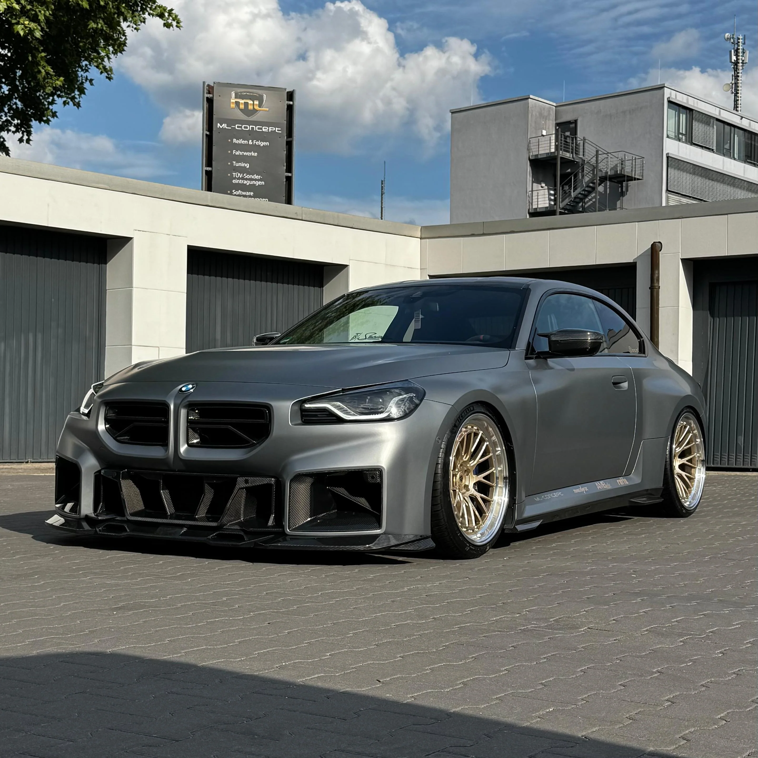 Frontspoiler SOOQOO V2-A Carbon | passend für BMW M2 (G87) S58 | Aulitzky Tuning