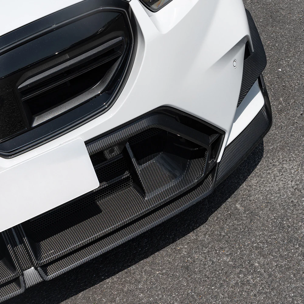 Front bumper insert Carbon with slats | fits BMW M5 (G90/G99) S68 | Aulitzky Tuning