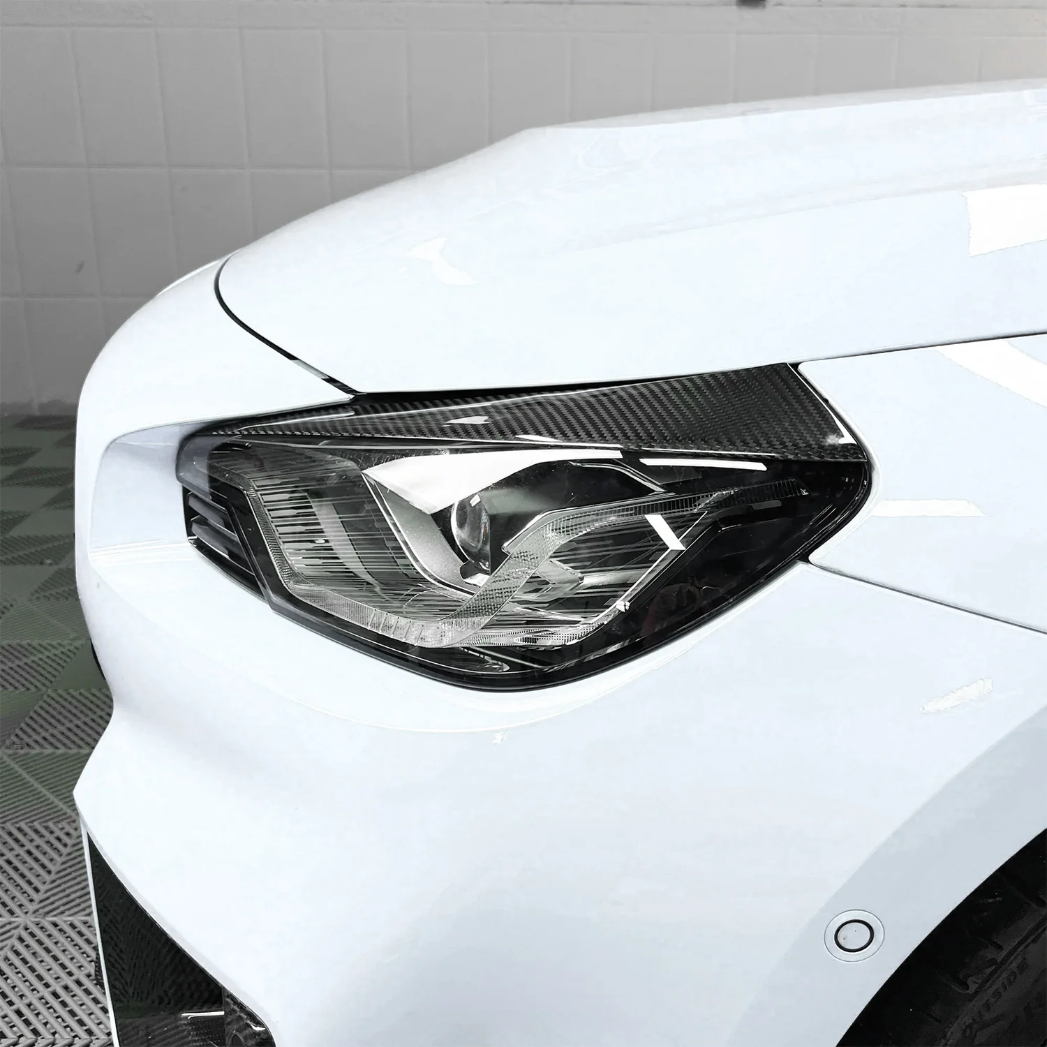 Scheinwerfer Augenbrauen Carbon | passend für BMW M2 (G87) | Aulitzky Tuning