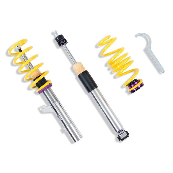 KW | V3 Gewindefahrwerk inox | Audi A3/S3 quattro 8V | 3521000M | 3521000T