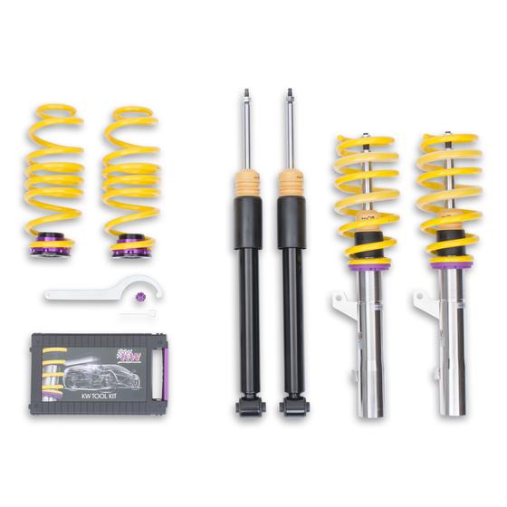 KW | V2 Gewindefahrwerk inox | Audi A3/S3 quattro 8V | 1521000M | 1521000T