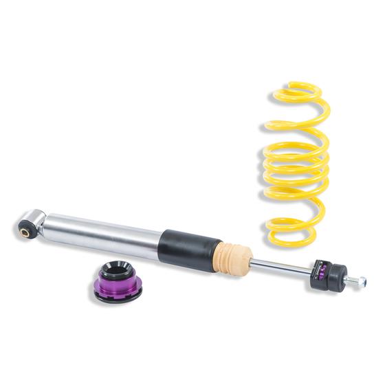 KW | V3 Gewindefahrwerk inox | Audi A3/S3 quattro 8V | 3521000M | 3521000T