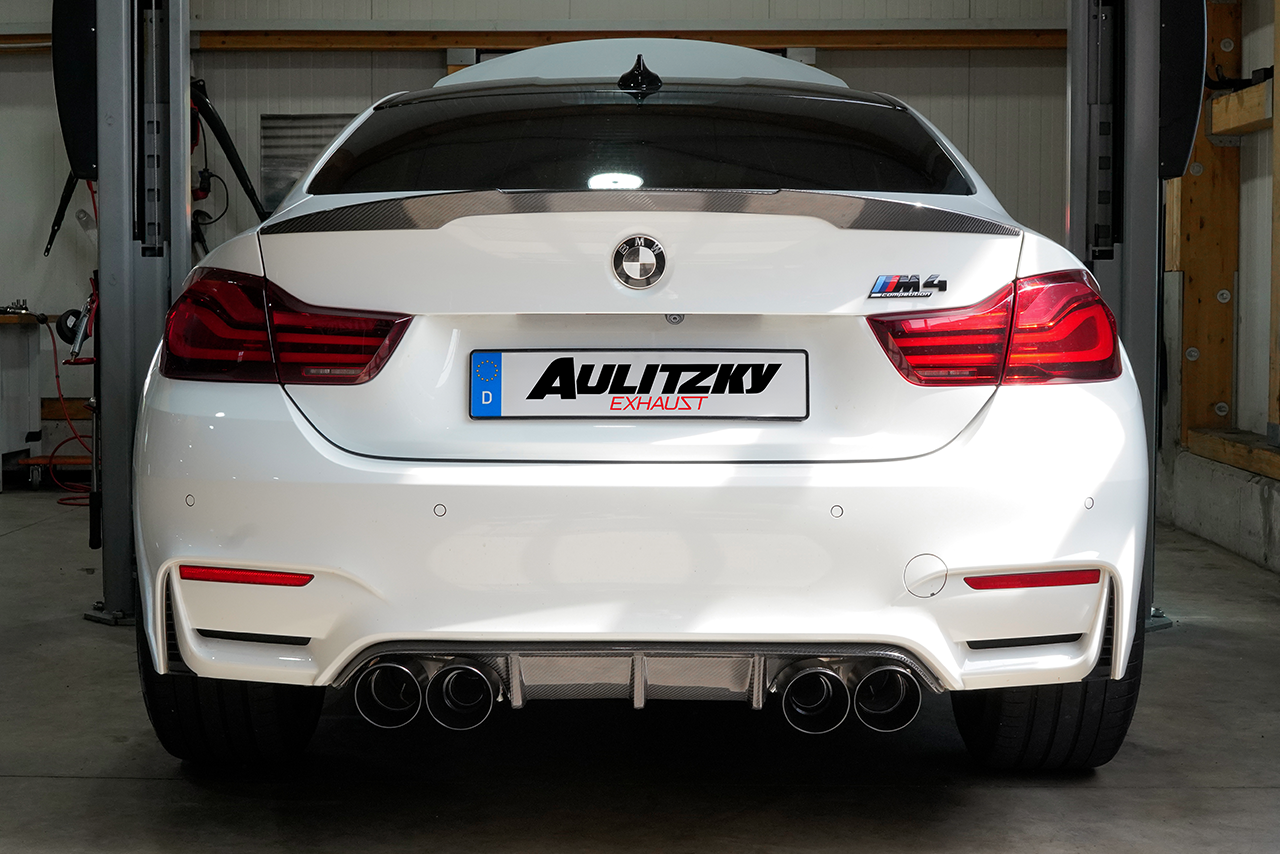 Aulitzky Exhaust | ECE Klappenabgasanlage  3" (76mm) ab Kat/OPF | BMW M3/M4 inkl. Competition/CS (F80/F82/F83) S55