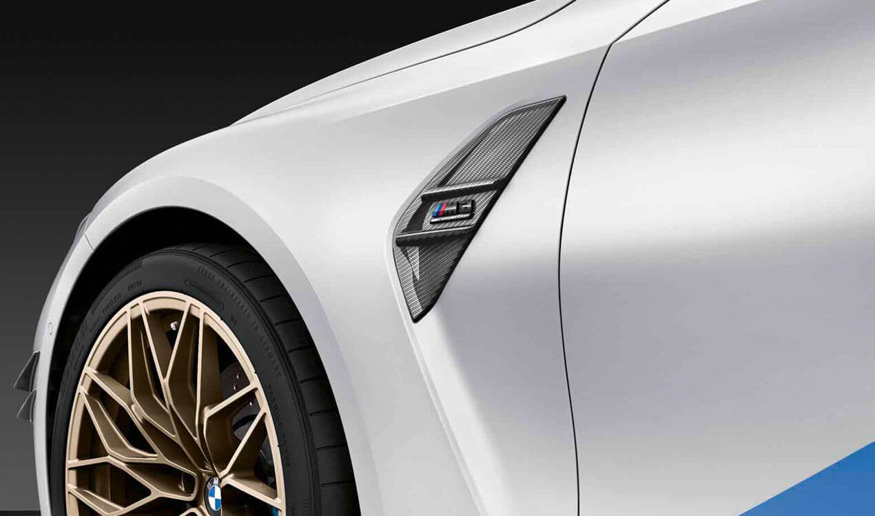 BMW M Performance | Zierleiste Lufteinlass Kotflügel Carbon Set | BMW M3/Competition/CS (G80) | 51132469620 | 51132469621