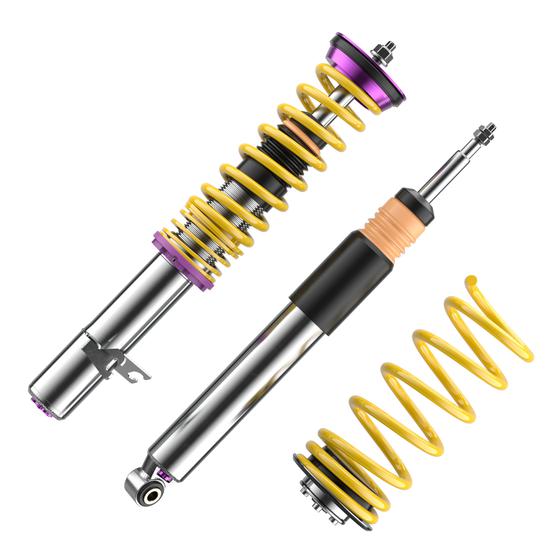 KW V3 Gewindefahrwerk inox | passend für Ford Focus Mk2 (DA) 2.5 RS RS500 | 35230054