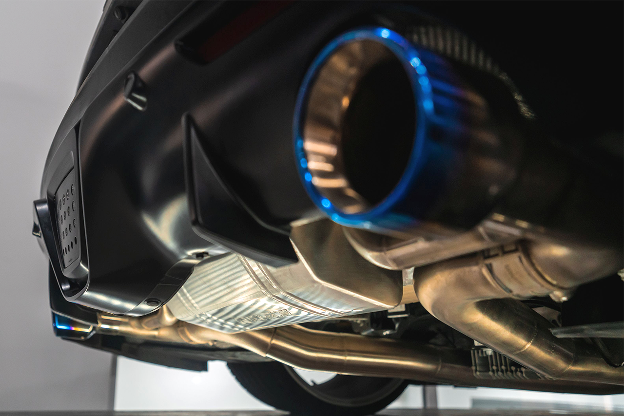 Aulitzky Exhaust | ECE Endschalldämpfer 3" (76mm) mit Klappensteuerung | Toyota Supra 3.0 GR Legend (DB/A90) 340PS B58