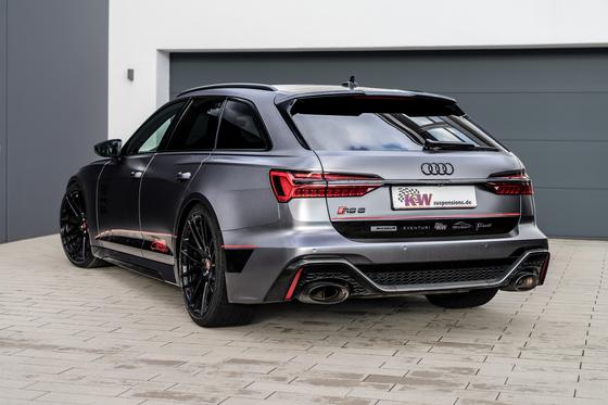 KW | V3 Gewindefahrwerk inox | Audi RS6 quattro C6/4F | 3521000L | 3521000S