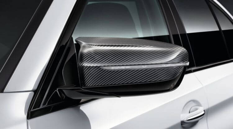BMW M Performance | Exterior Mirror Caps Carbon Set | BMW 5 Series/6 Series/7 Series (G Series) | 51162466669 | 51162466670