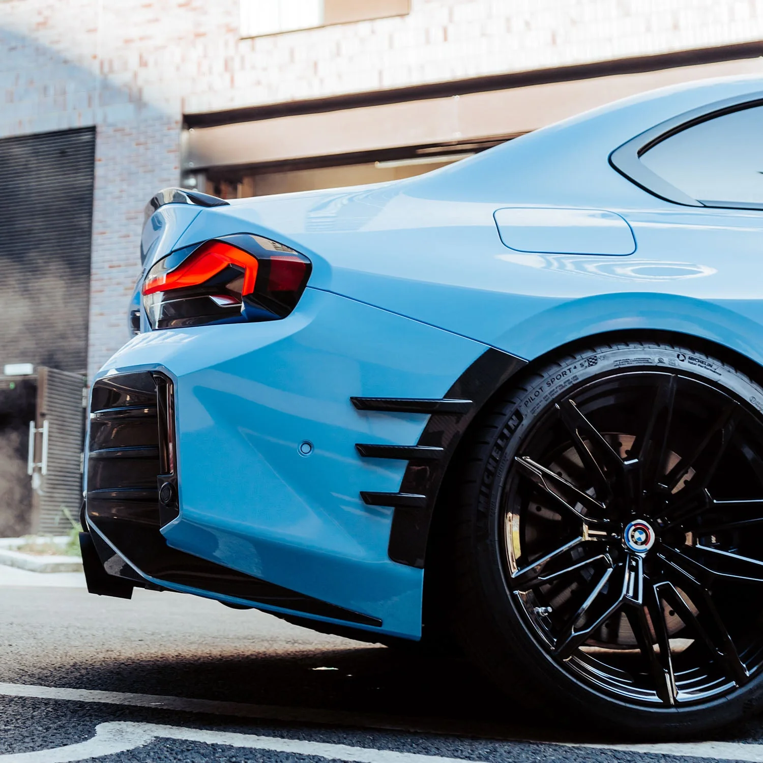 Kotflügelverbreiterung hinten Carbon | passend für BMW M2 (G87) S58 | Aulitzky Tuning