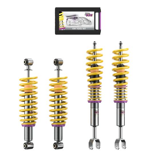 KW | V1 Gewindefahrwerk inox | Audi RS4 quattro B5 | 10210021
