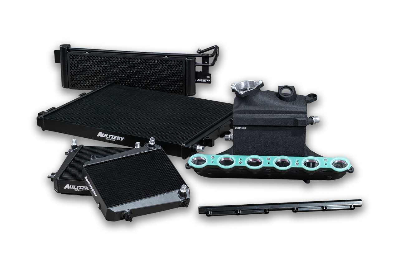 Aulitzky Tuning | Ansaug- und Kühlerpaket | passend für BMW M2/M3/M4 inkl. Competition/CS/CSL (G80/G81/G82/G83/G87) S58