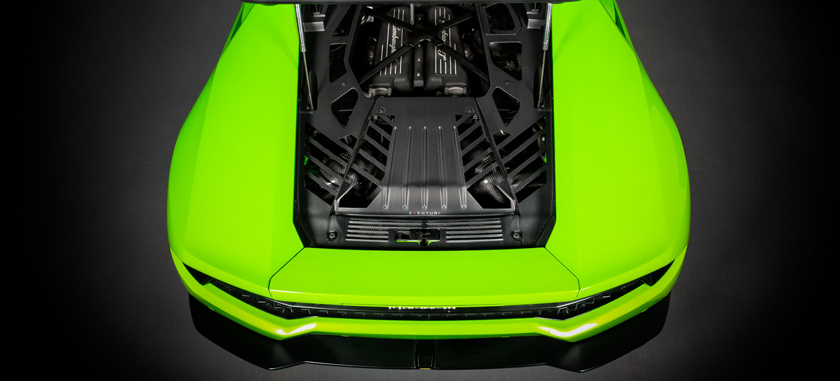 Eventuri | Carbon Motorabdeckung mit Cutouts | Lamborghini Huracan