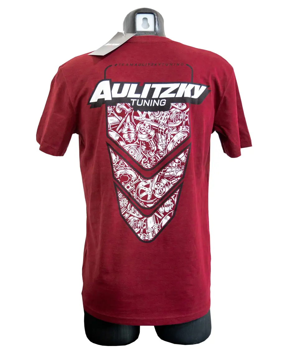 Aulitzky Tuning T-Shirt car parts | burgundy
