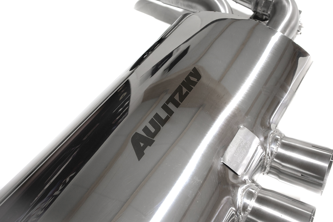 Aulitzky Exhaust | ECE Endschalldämpfer mit Klappensteuerung | BMW X5M/X6M (F85/F86) 575PS