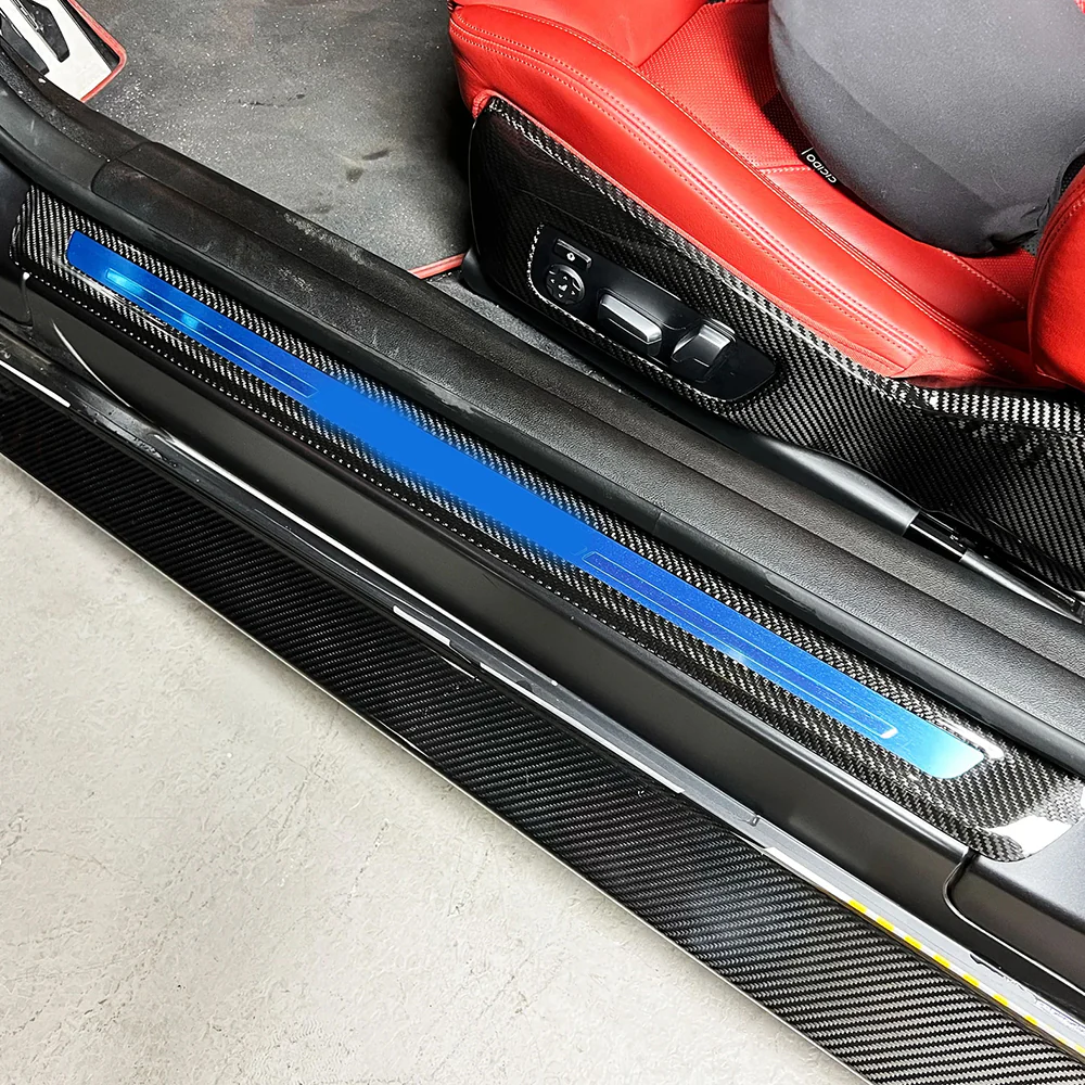 Entry sill surround cover Carbon | fits BMW BMW 4 Series (G22) | Aulitzky Tuning