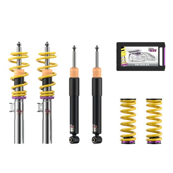KW | V1 Gewindefahrwerk inox | BMW 2er/3er M240i/M340i/330d (G42/G20) | 102200CL | 102200CM KW | V1 Gewindefahrwerk inox | BMW 2er/3er M240i/M340i/330d (G42/G20) | 102200CL | 102200CM