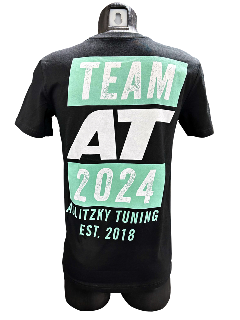 AT | Aulitzky Tuning | Team T-Shirt 2024 | schwarz mint | *LIMITED EDITION*