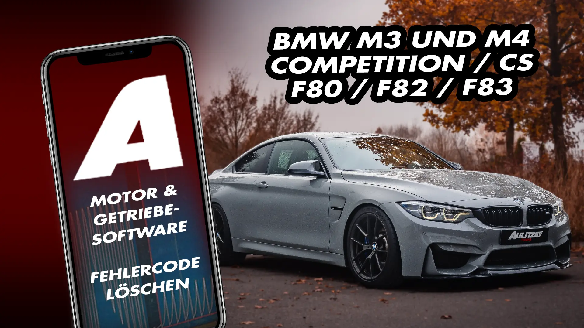 Die Aulitzky App "mach's dir selbst" | BMW M2/M3/M4 inkl. Competition/CS/GTS (F80/F82/F83/F87) S55