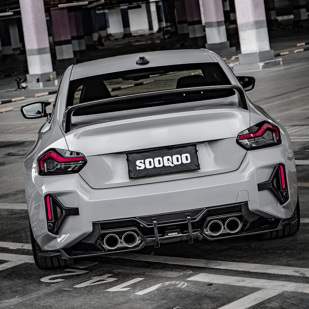 Heckansatz SOOQOO LR Carbon | passend für BMW M2 (G87) S58 | Aulitzky Tuning