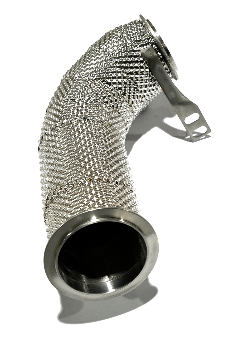 Aulitzky Exhaust | Downpipe 3" (76mm) | passend für BMW M5/M8 (F90/F91/F92/F93) S63 | Motorsportartikel