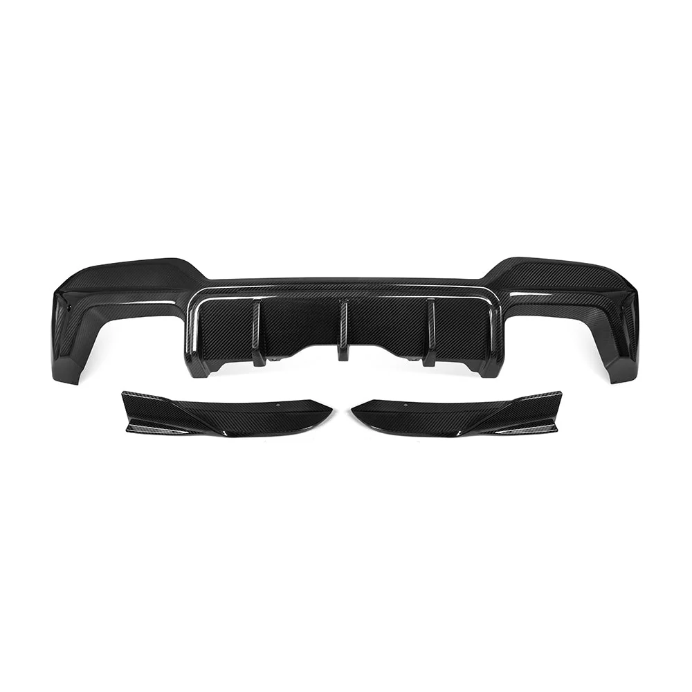 Rear diffuser SOOQOO Carbon | fits BMW X3M incl. Competition (F97) S58 | Aulitzky Tuning