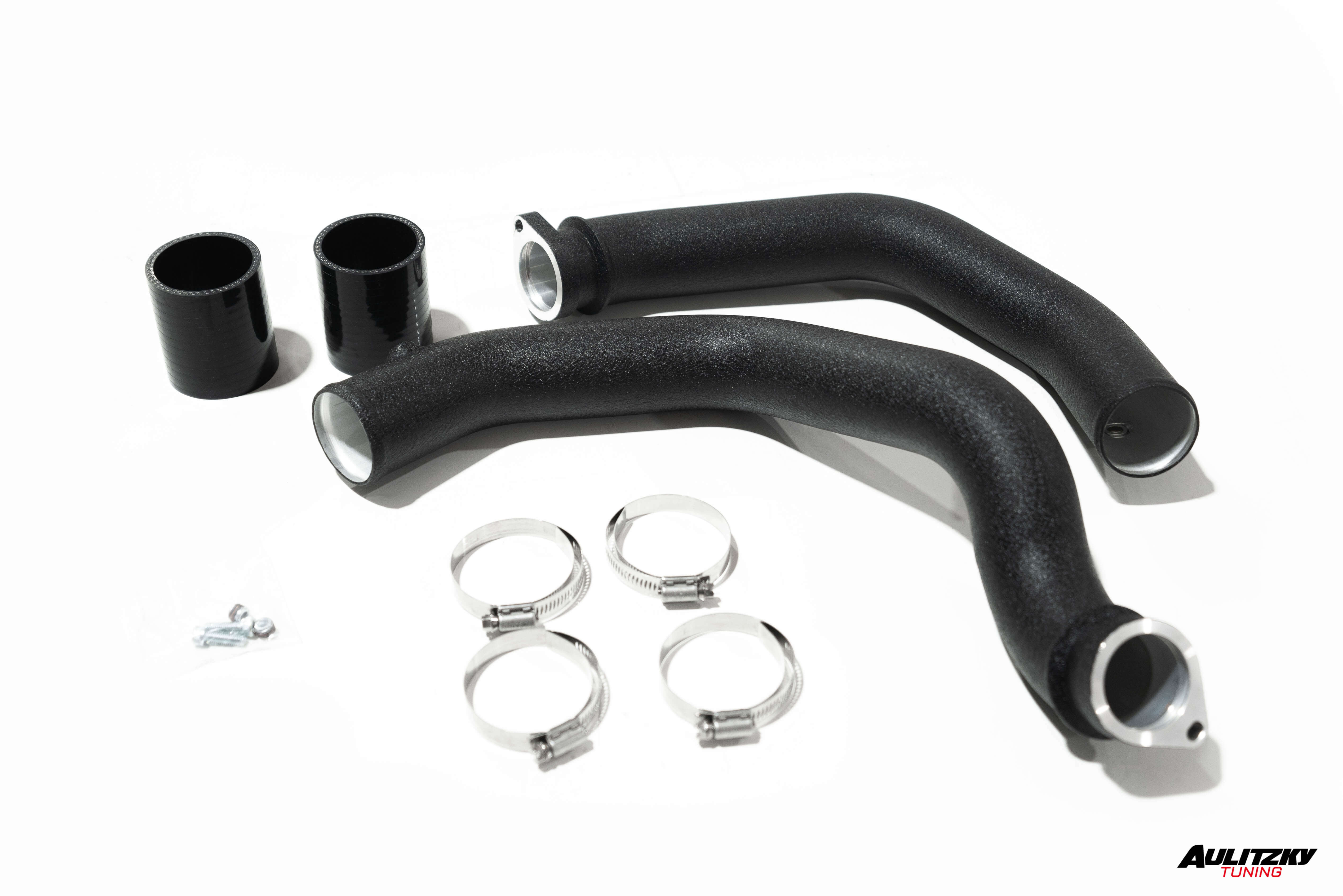 Aulitzky Tuning | Charge- & Boostpipe Set Aluminium schwarz | BMW M3/M4 inkl. Competition/CS (F80/F82/F83) S55