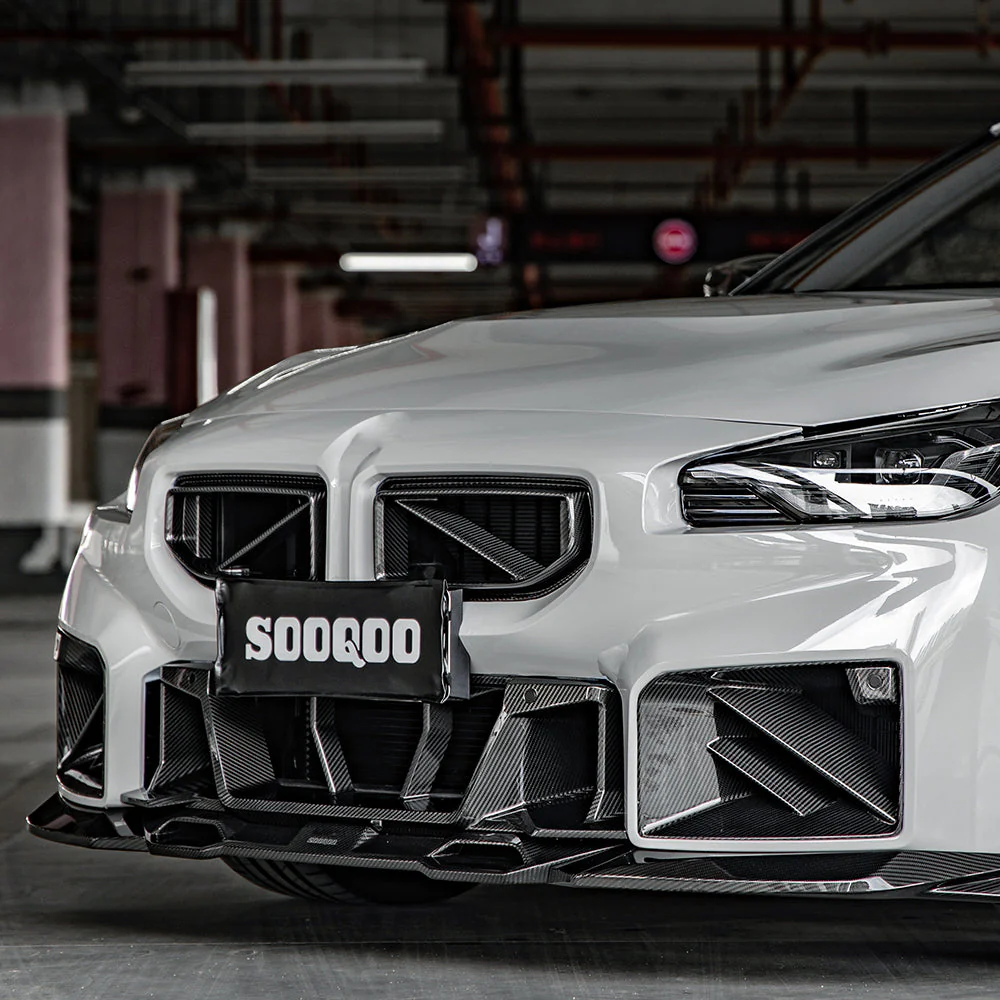 Fronteinlässe SOOQOO Carbon | passend für BMW M2 (G87) S58 | Aulitzky Tuning