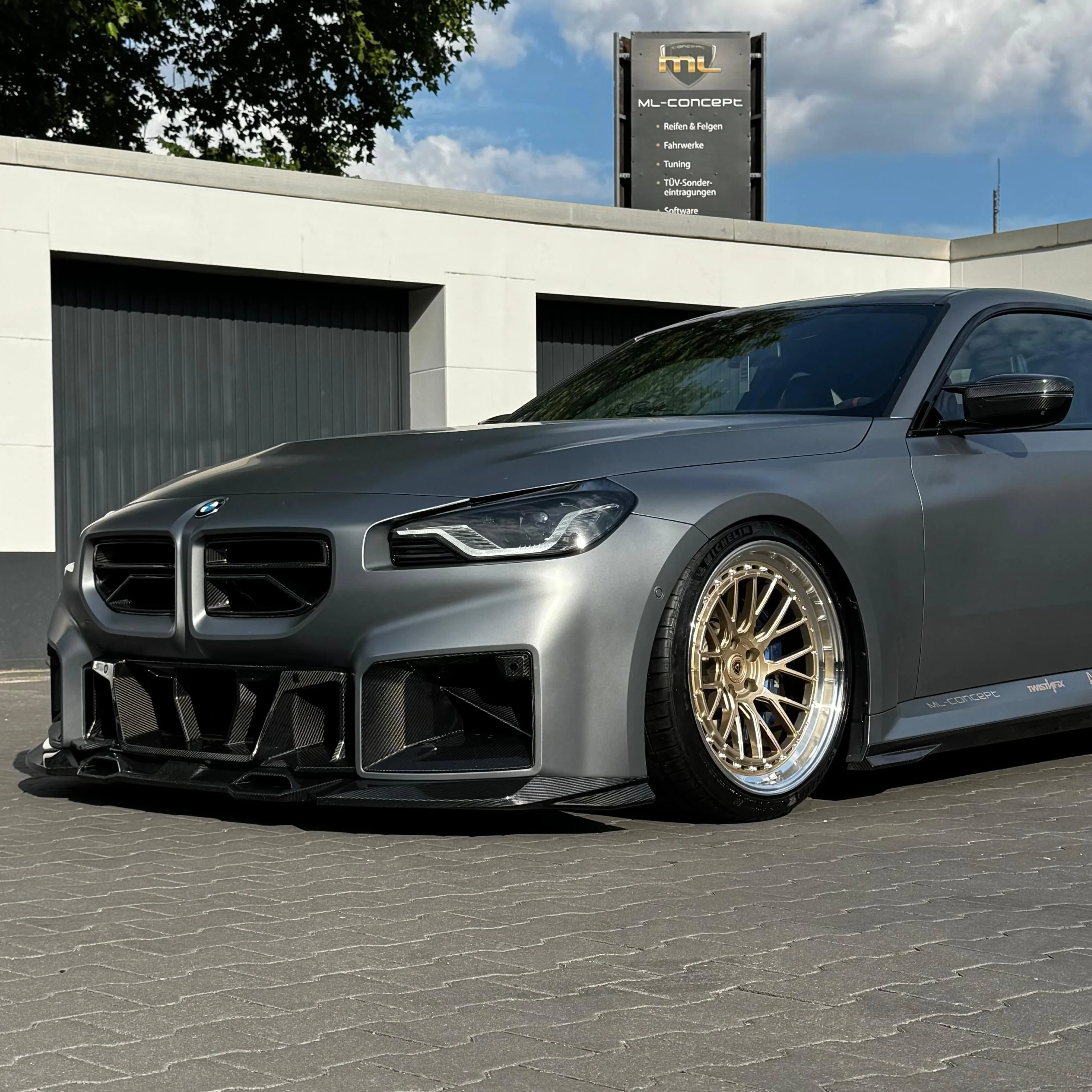 Frontspoiler SOOQOO V2-A Carbon | passend für BMW M2 (G87) S58 | Aulitzky Tuning