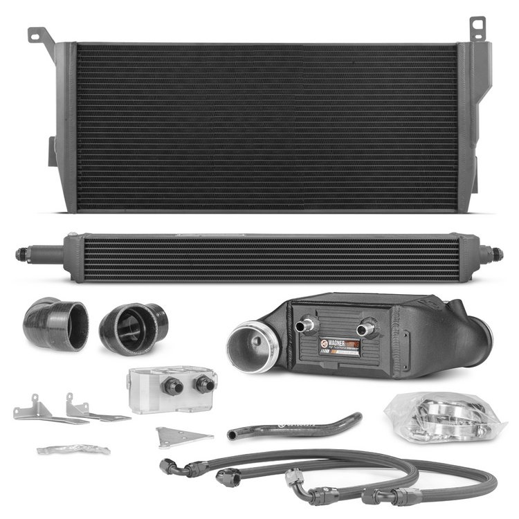 Competition Ladeluftkühler + Wasserkühler + Ölkühler | passend für VW T6 2.0 BiTDI | Wagner Tuning